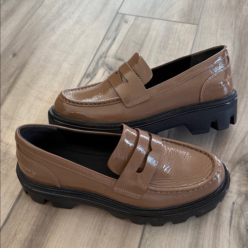 rag & bone Quinn Platform Penny Chunky Loafers Size 38.5 (US 8.5) - Picture 2 of 12